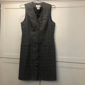 Worthington Vintage Sleeveless Plaid Vest Dress - Size 10